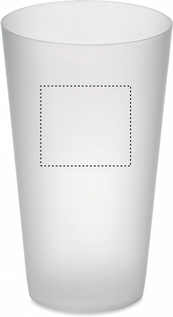 Frosted PP cup 550 ml с логотипом в Уфе заказать по выгодной цене в кибермаркете AvroraStore