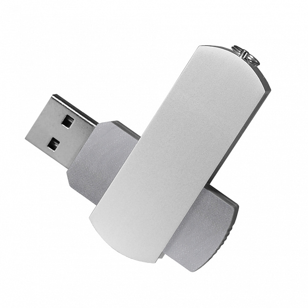 USB Флешка, Elegante, 16 Gb, серый с логотипом в Уфе заказать по выгодной цене в кибермаркете AvroraStore