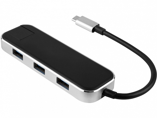 Хаб USB Type-C 3.0 Chronos с логотипом в Уфе заказать по выгодной цене в кибермаркете AvroraStore