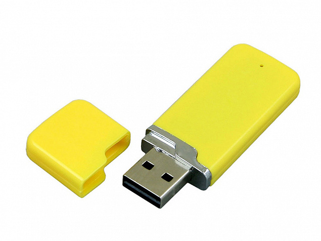 USB 2.0- флешка на 8 Гб с оригинальным колпачком с логотипом в Уфе заказать по выгодной цене в кибермаркете AvroraStore