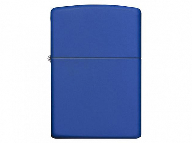 Зажигалка ZIPPO Classic с покрытием Royal Blue Matte с логотипом в Уфе заказать по выгодной цене в кибермаркете AvroraStore