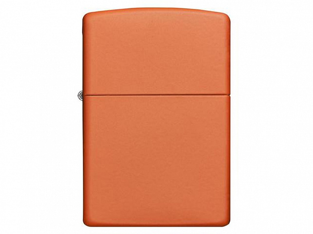 Зажигалка ZIPPO Classic с покрытием Orange Matte с логотипом в Уфе заказать по выгодной цене в кибермаркете AvroraStore