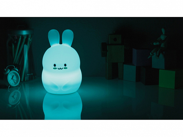 Ночник LED Rabbit с логотипом в Уфе заказать по выгодной цене в кибермаркете AvroraStore