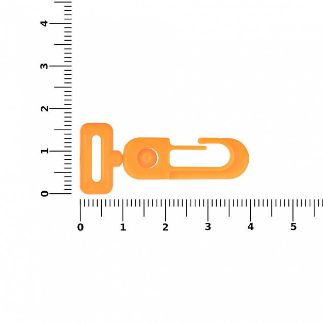 Застежка-карабин Сarabine, S, оранжевый неон с логотипом в Уфе заказать по выгодной цене в кибермаркете AvroraStore