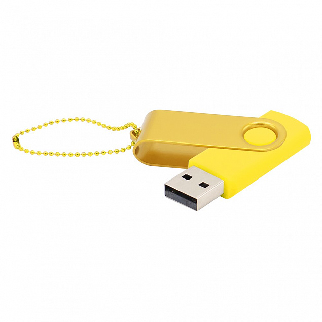 Флешка Designer To Go 3.0 USB 64Gb, желтый с логотипом в Уфе заказать по выгодной цене в кибермаркете AvroraStore