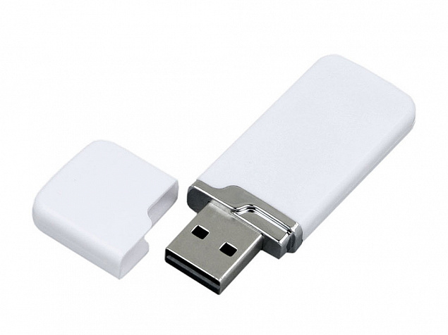 USB 2.0- флешка на 8 Гб с оригинальным колпачком с логотипом в Уфе заказать по выгодной цене в кибермаркете AvroraStore