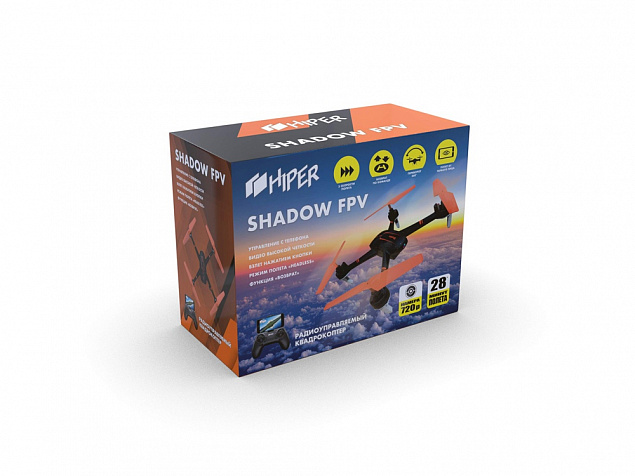 Радиоуправляемый квадрокоптер «SHADOW FPV» с логотипом в Уфе заказать по выгодной цене в кибермаркете AvroraStore