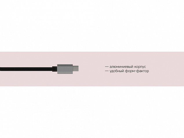 Хаб USB Type-C Station с логотипом в Уфе заказать по выгодной цене в кибермаркете AvroraStore