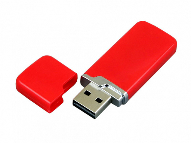 USB 2.0- флешка на 8 Гб с оригинальным колпачком с логотипом в Уфе заказать по выгодной цене в кибермаркете AvroraStore