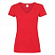 Футболка женская LADY FIT V-NECK T 210 с логотипом в Уфе заказать по выгодной цене в кибермаркете AvroraStore