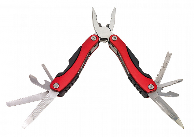 Многофункциональный инструмент BIG PLIERS, красный с логотипом в Уфе заказать по выгодной цене в кибермаркете AvroraStore