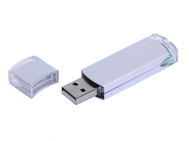 USB 2.0- флешка промо на 8 Гб прямоугольной классической формы с логотипом в Уфе заказать по выгодной цене в кибермаркете AvroraStore