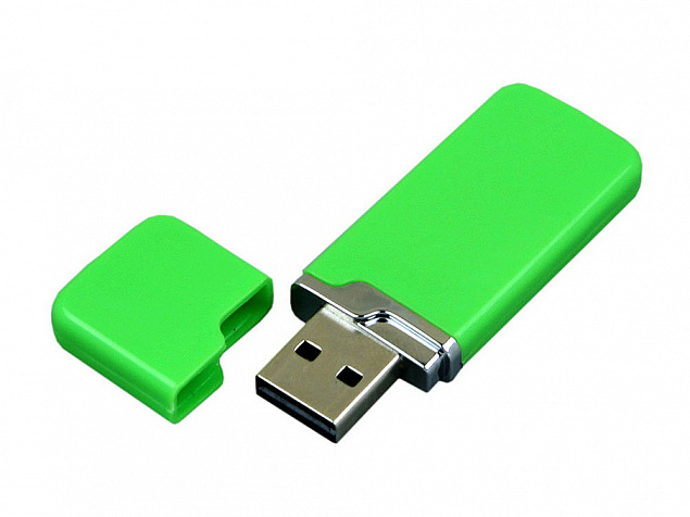 USB 2.0- флешка на 8 Гб с оригинальным колпачком с логотипом в Уфе заказать по выгодной цене в кибермаркете AvroraStore