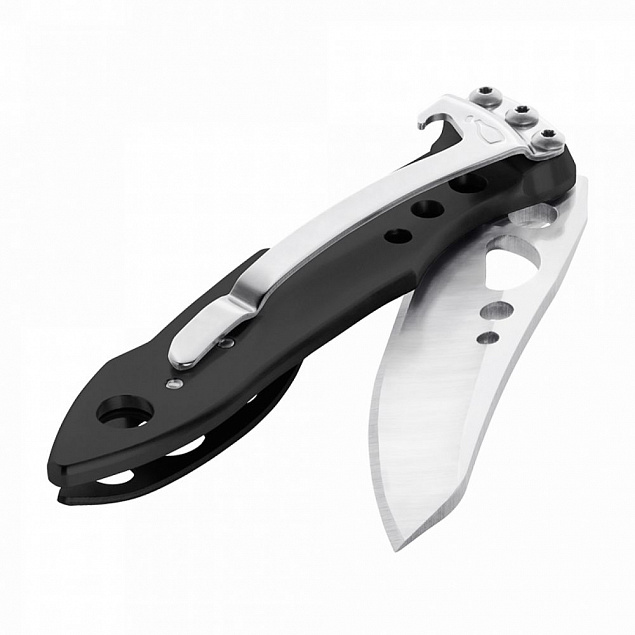 Нож Skeletool KBX, стальной с черным с логотипом в Уфе заказать по выгодной цене в кибермаркете AvroraStore