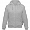 Толстовка мужская Hooded Full Zip серый меланж с логотипом в Уфе заказать по выгодной цене в кибермаркете AvroraStore