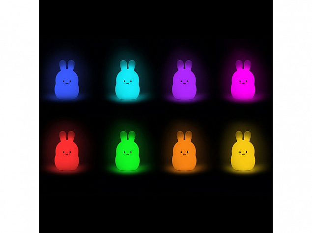 Ночник LED Rabbit с логотипом в Уфе заказать по выгодной цене в кибермаркете AvroraStore