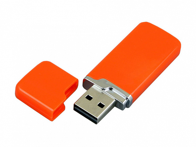 USB 2.0- флешка на 8 Гб с оригинальным колпачком с логотипом в Уфе заказать по выгодной цене в кибермаркете AvroraStore