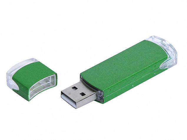 USB 2.0- флешка промо на 8 Гб прямоугольной классической формы с логотипом в Уфе заказать по выгодной цене в кибермаркете AvroraStore