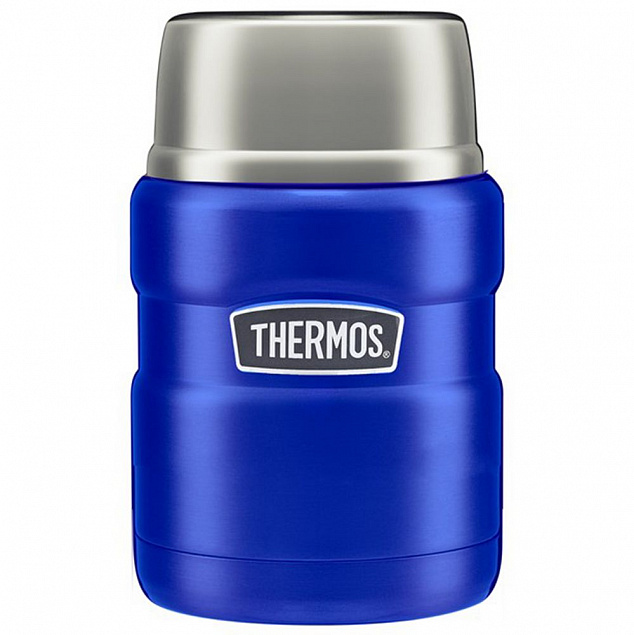 Термос для еды Thermos SK3000, синий с логотипом в Уфе заказать по выгодной цене в кибермаркете AvroraStore