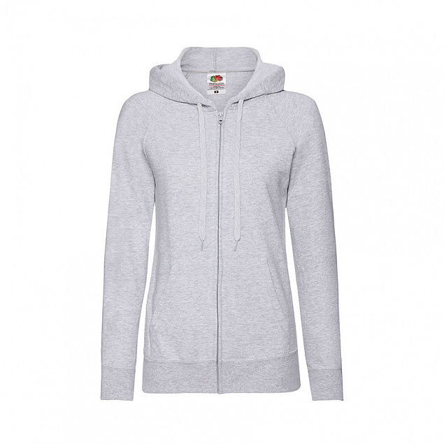 Толстовка женская без начеса LADIES LIGHTWEIGHT HOODED SWEAT 240 с логотипом в Уфе заказать по выгодной цене в кибермаркете AvroraStore